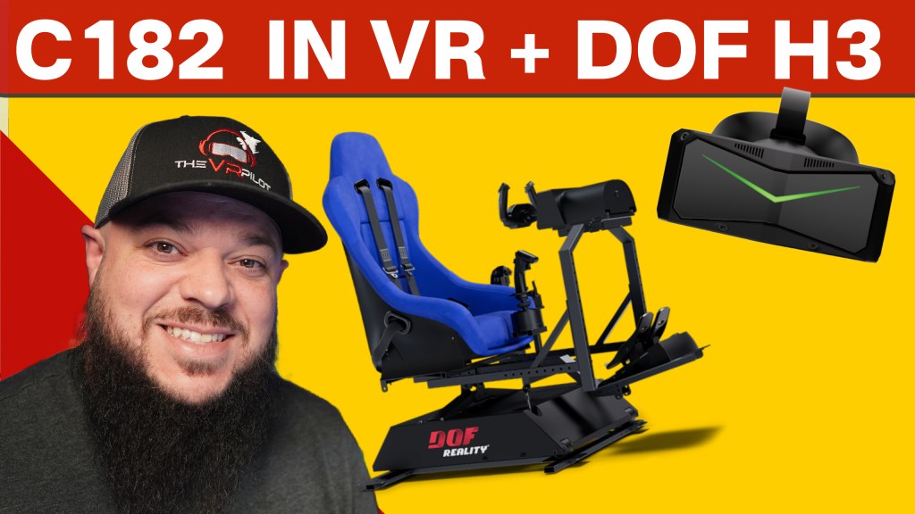 Flying Into the Pattern with the DOF Reality H3 Motion Rig and Pimax Crystal&nbsp;Light